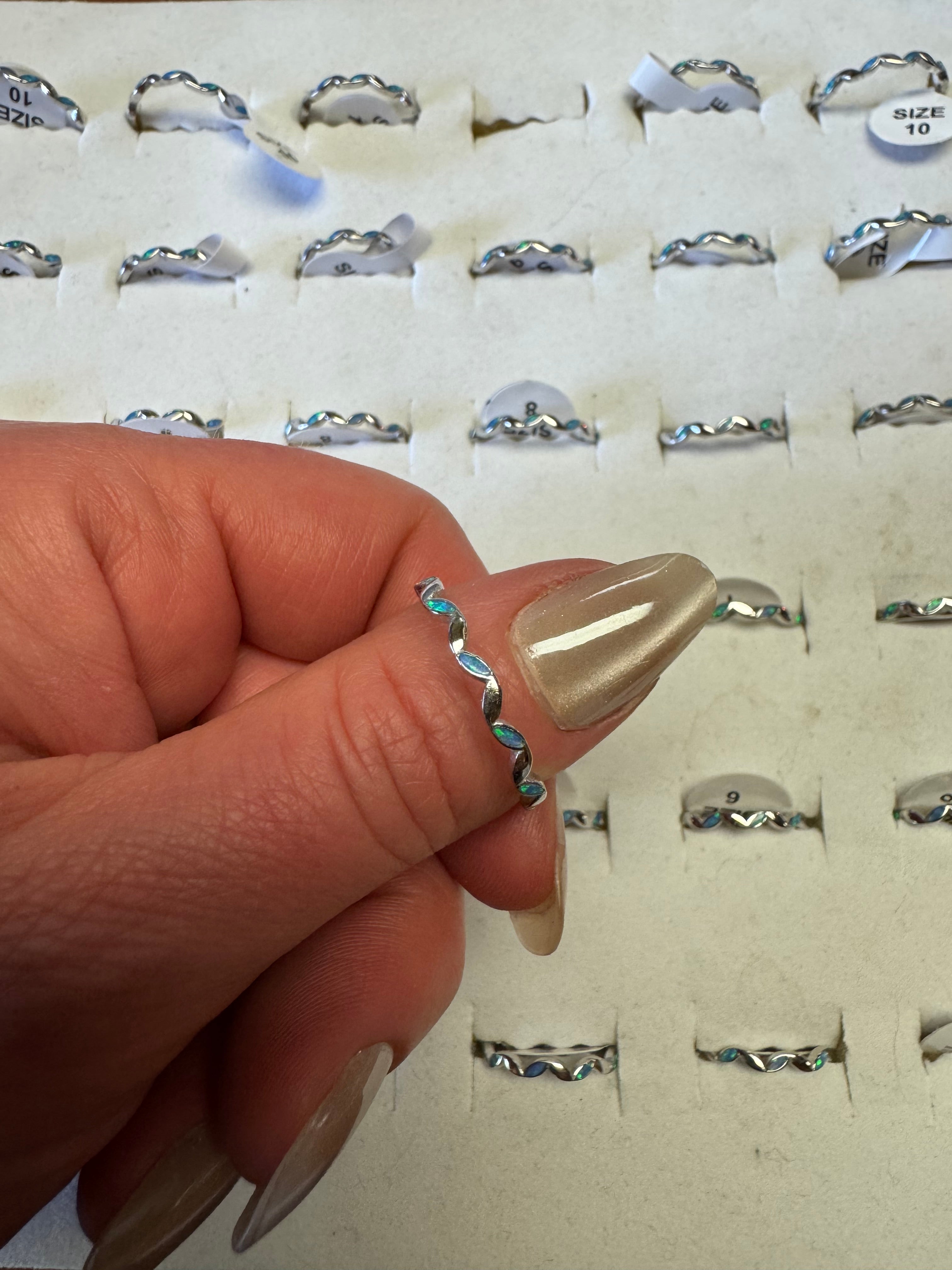 Sterling Silver Squiggle Rings Mountain Mineral Market